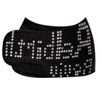 Vintage Punk Rivet Low-Waist Skirt