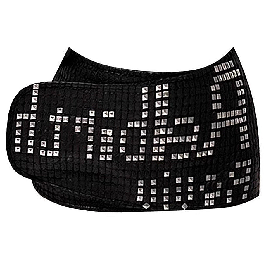 Vintage Punk Rivet Low-Waist Skirt