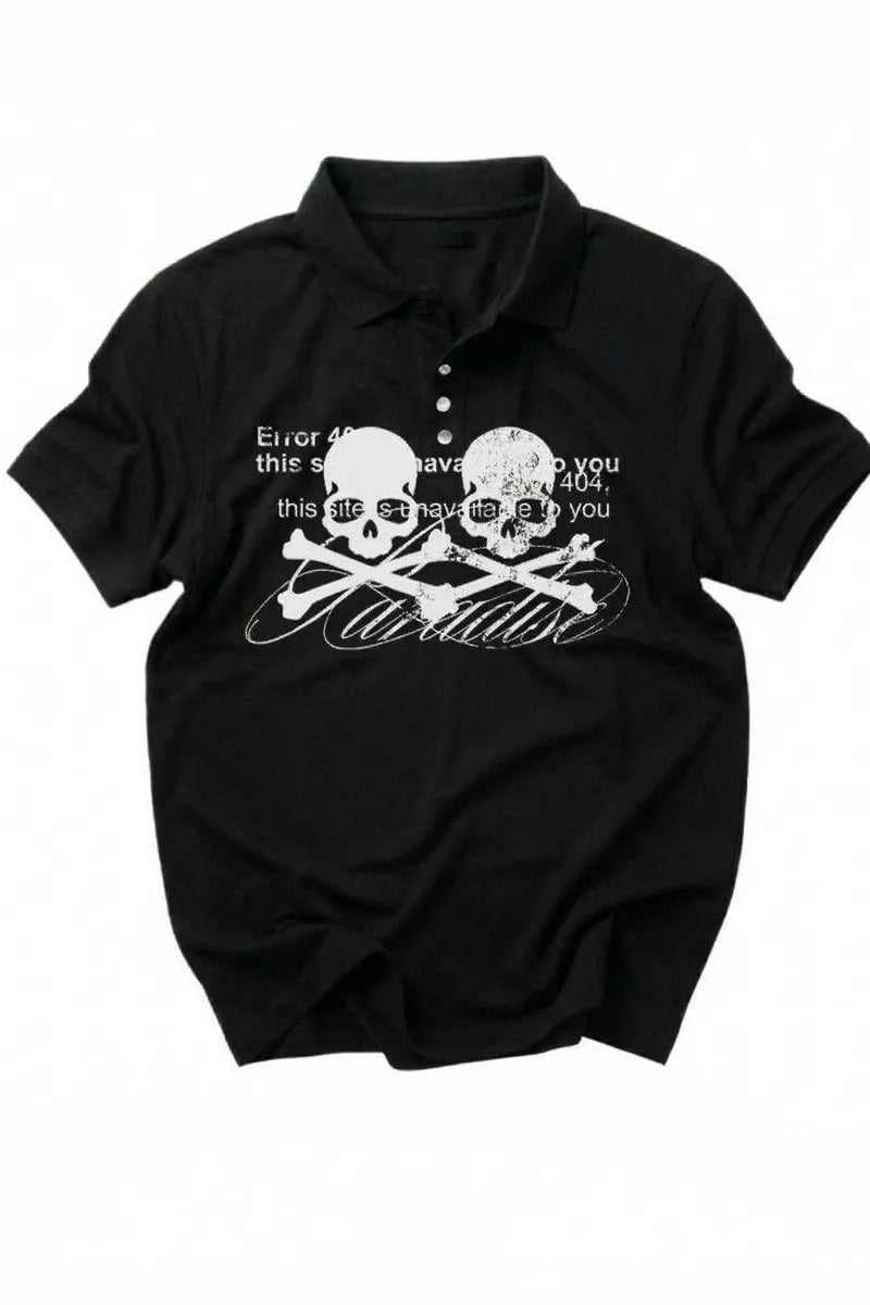 Gothic Punk Multi Style Polo T-shirt