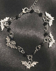 Dark Gothic Bat Bracelet