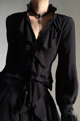 Victorian Style Ruffle Blouse
