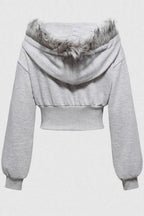 Ornate Graphic Pom Detail Hoodies