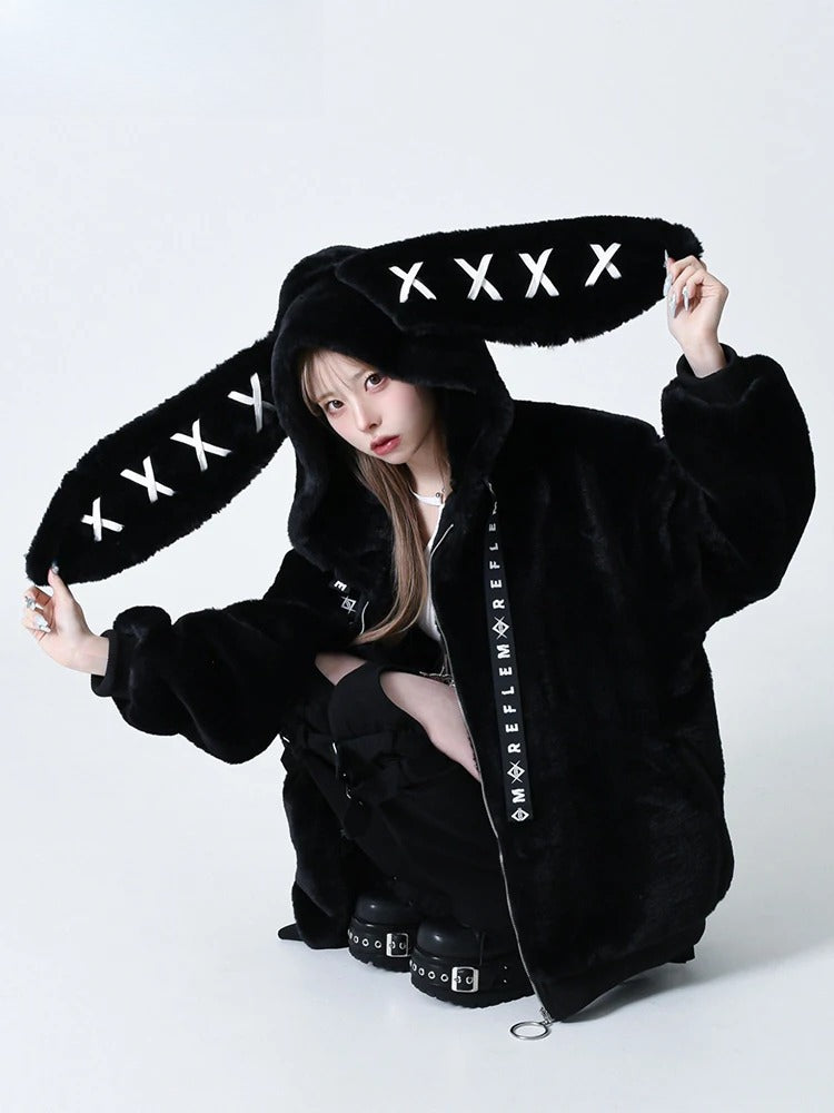 Kawaii Style Fluffy Coat