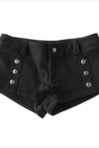 Double-Button Hot Pants