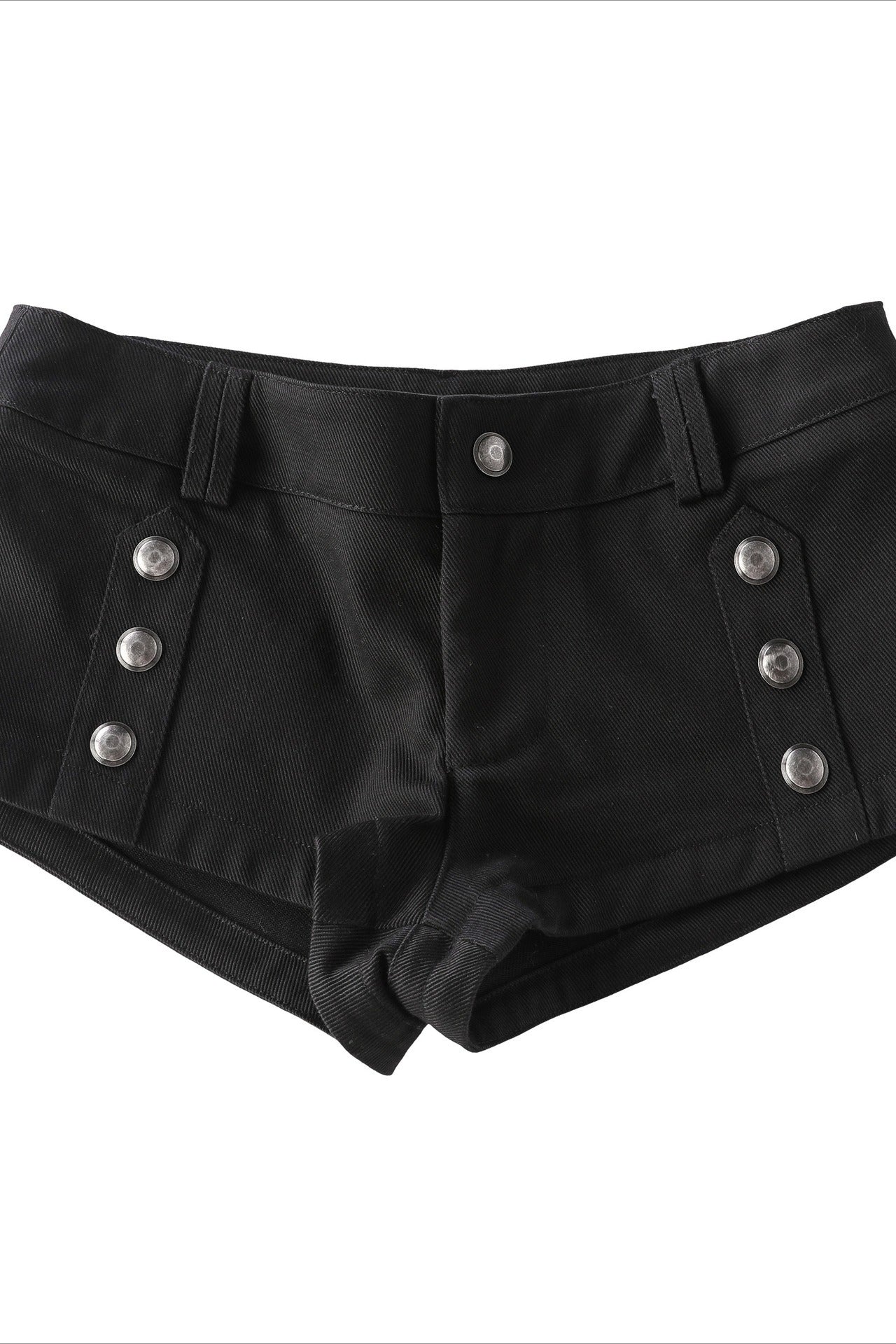 Double-Button Hot Pants