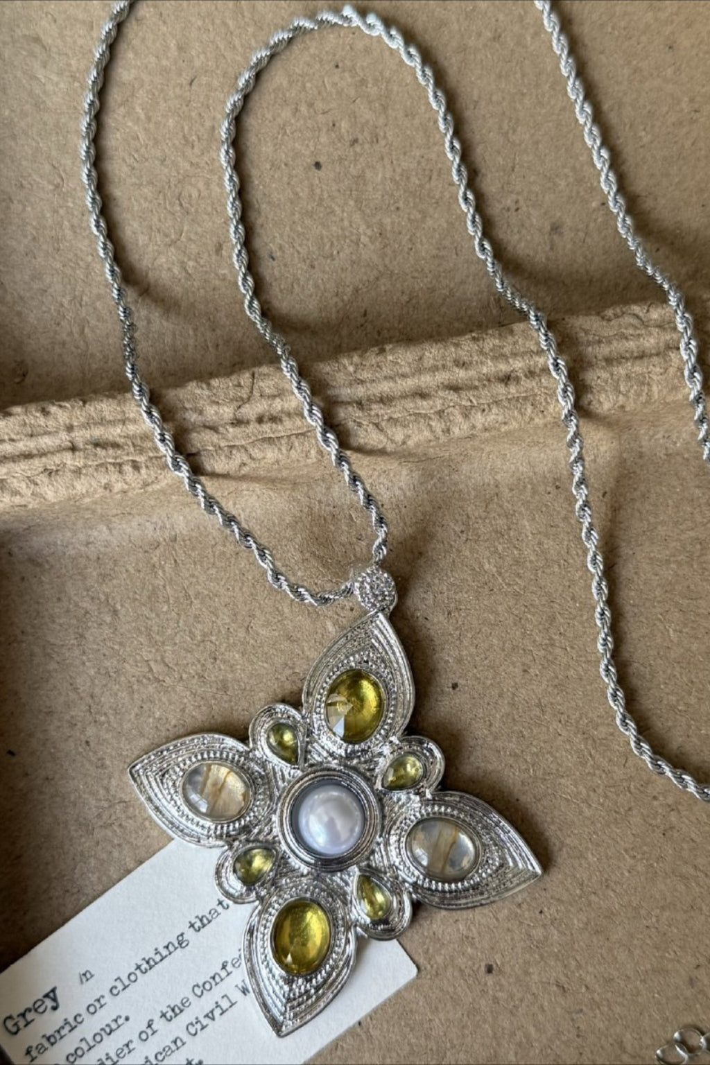 Y2K Chic Clover Zircon Necklace