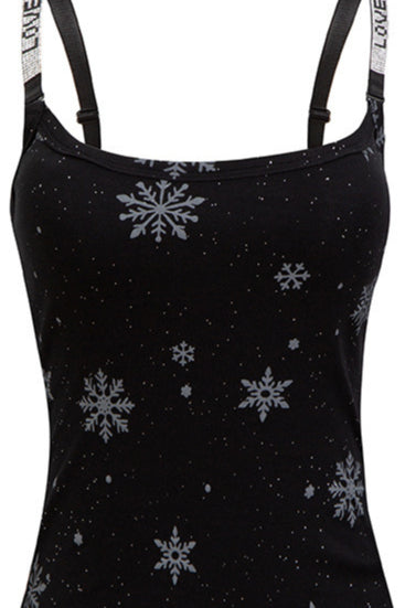 Snowflake Rhinestone Cami Top Main image