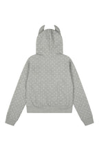 Vintage Polka Dot Harajuku Zip-Up Hoodie