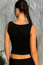 Y2K Rivet Belt Print Camis