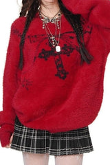 Gothic Streetwear Slim Sweater