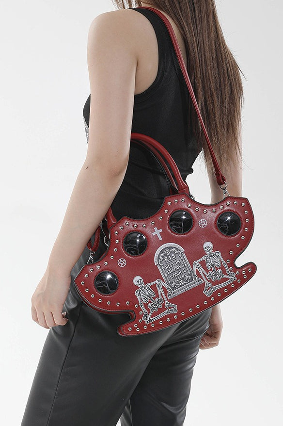 Skeleton Knuckle Handle Gothic Bags