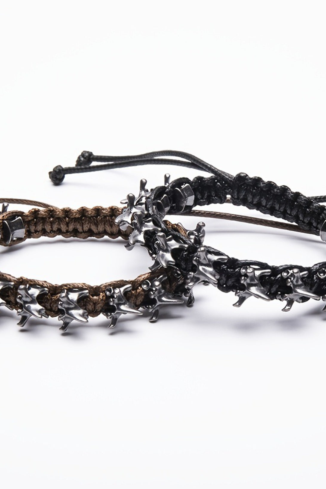 Punk Dark Alloy Dragon Bone Adjustable Bracelet Secondary image