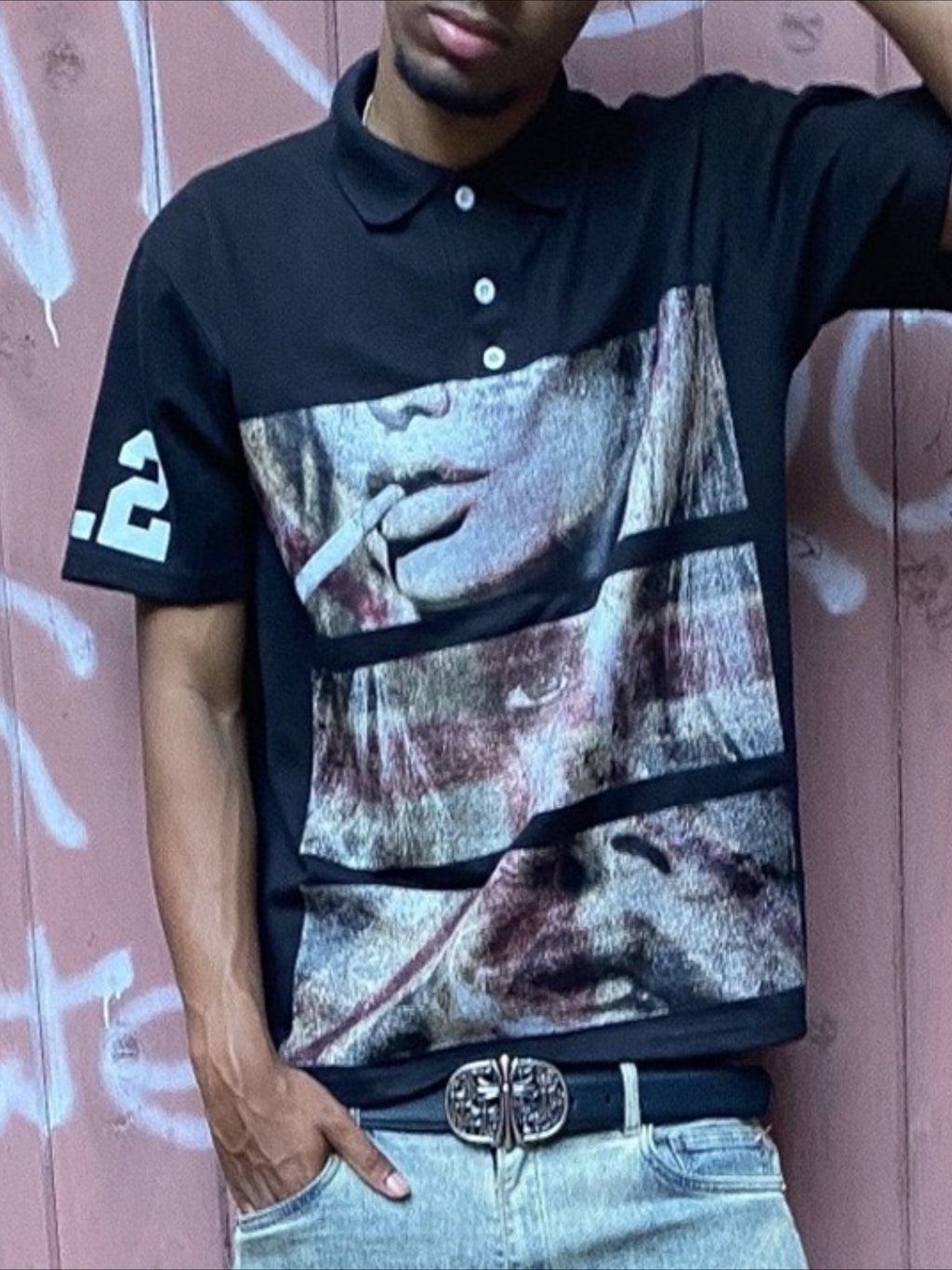 Y2K Personality Print T-Shirt