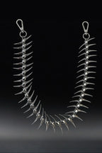 Metal Fishbone Shaped Waist Chain