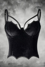 Shaped Cup Pointed Hem Tank Top