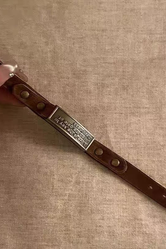 Vintage Bohemian Letter Bracelet