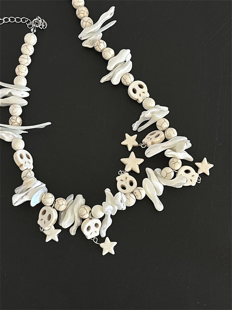 Cartoon Punk Skull Necklace