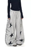 Star Script Baggy Drawstring Pants