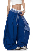 Double Drawstring Wide Leg Pants