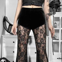 Gothic Lace Cargo Pants