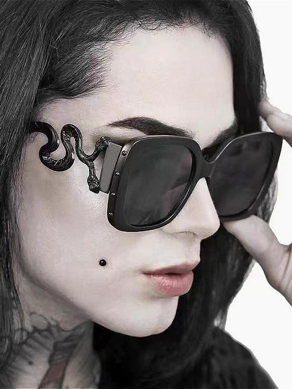 Retro Double Snake Gothic Glasses Main image