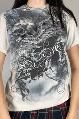 Gothic Graphic Oversize T-Shirt