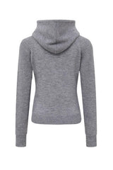 Gothic Hooded Cross Embroidered Knit Top