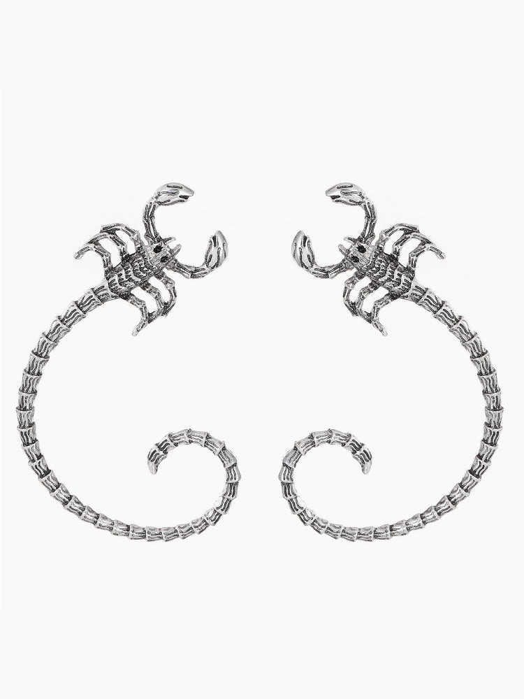 Dark Poison Scorpion Earrings Secondary image
