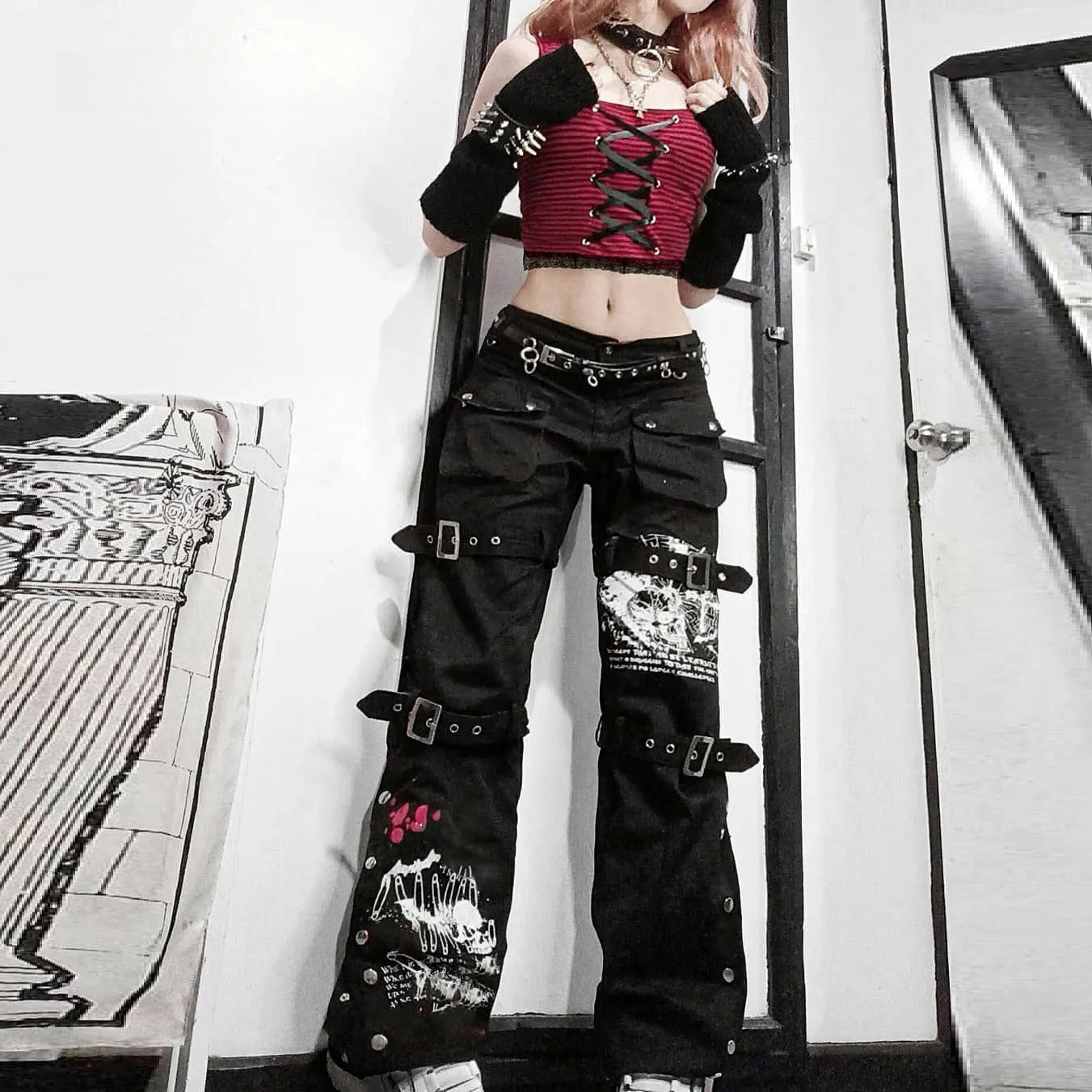 Print Street Style Pants Main image