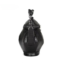 Fashion Funny Teapot Shaped Stone Pattern Leather Gothic Personalized Bag Halloween