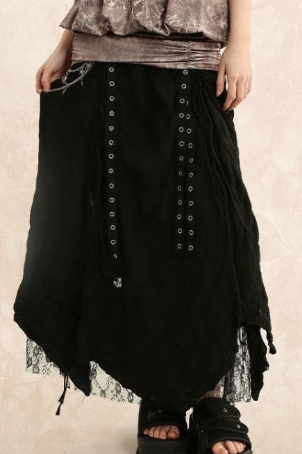 Vintage Apocalyptic Alt Mesh Skirt Secondary image