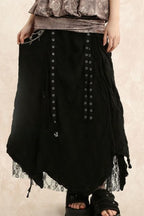 Vintage Apocalyptic Alt Mesh Skirt