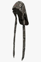 Street Destroy Camo Embroidery Long Tail Hat