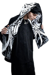 Anime Y2K Gothic Graphic Knit Scarf
