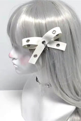 Bow Leather Buckle Hair Accs