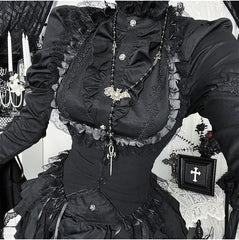 Dark Style Halter Vest Coat