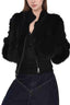 Stand Collar Faux Fur Jackets