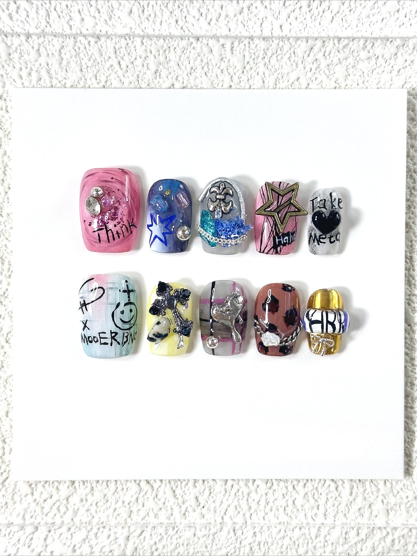 Punk Street Graffiti Press On Nails