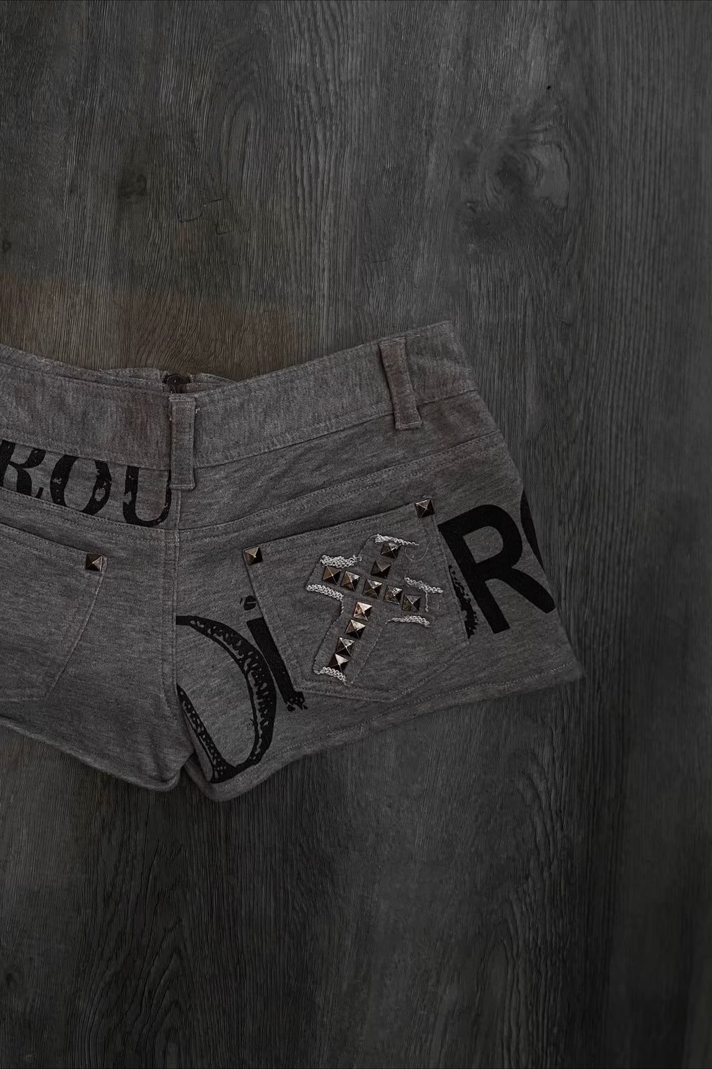 Y2K Graphic Fitted Skort