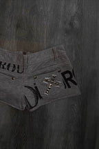 Y2K Graphic Fitted Skort