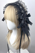 Gothic Wing Bow Headband Hair Accs