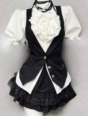 Retro Artistic Casual Blouse