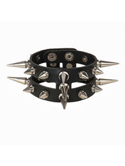 Punk Pu Star Rivet Bracelet