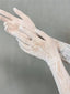 Gothic Hollow Out Net Lace Long Gloves