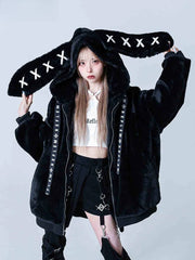 Kawaii Style Fluffy Coat