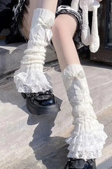 Lolita Lace Knit Leg Warmers