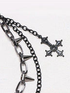 Gothic Metal Rivet Waist Chain
