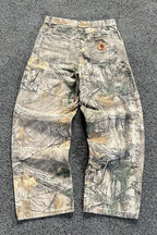 Camouflage Tree Washed Distressed Pants