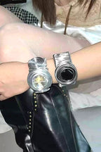 Futuristic Cyber Winding Metal Bracelet