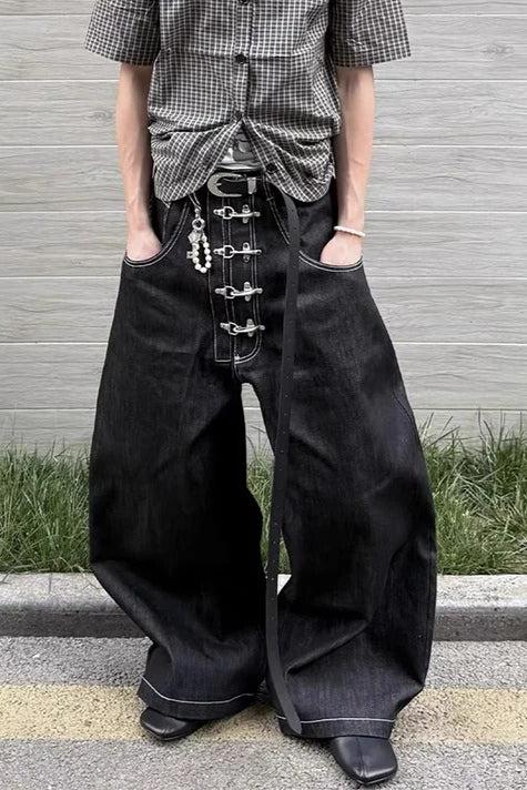 90s Style Gothic Oversize Pants Main image